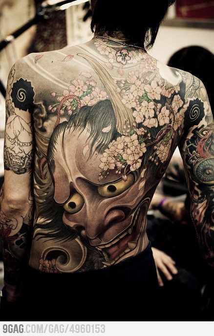 Japanese Gang Yakuza Full Body Tattoo Meanings (29)