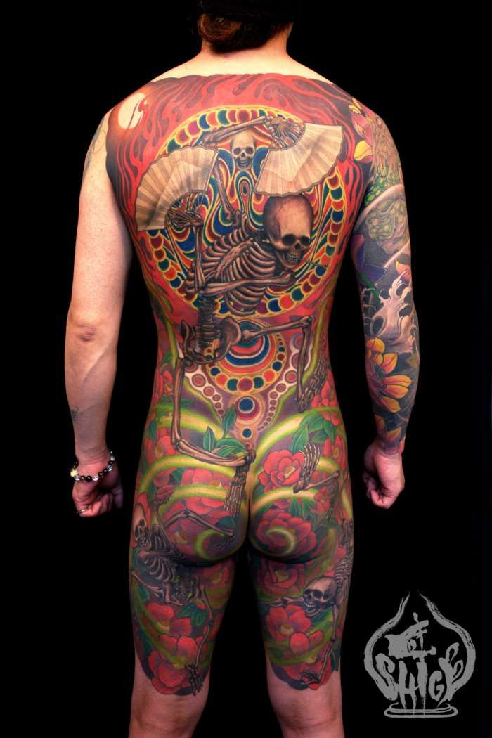 Japanese Gang Yakuza Full Body Tattoo Meanings (290)