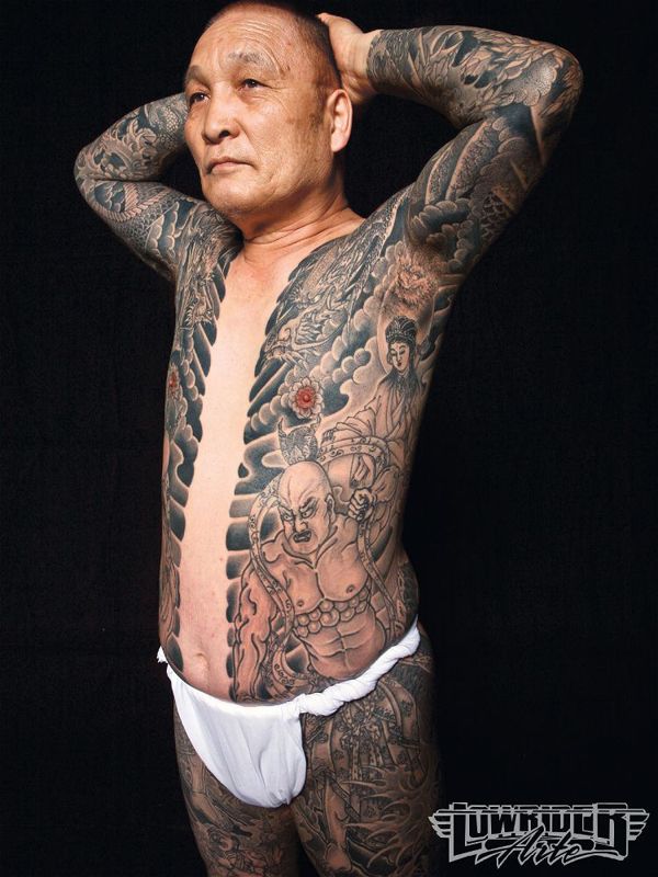 Japanese Gang Yakuza Full Body Tattoo Meanings (312)