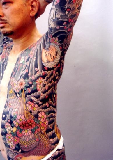 Japanese Gang Yakuza Full Body Tattoo Meanings (316)