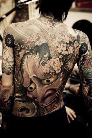 Japanese Gang Yakuza Full Body Tattoo Meanings (323)