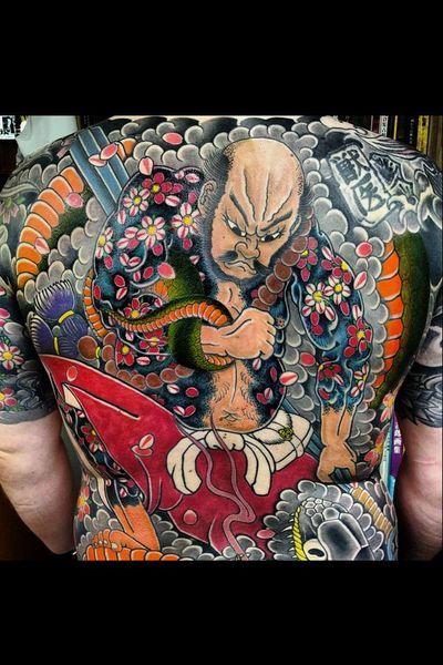 Japanese Gang Yakuza Full Body Tattoo Meanings (66)