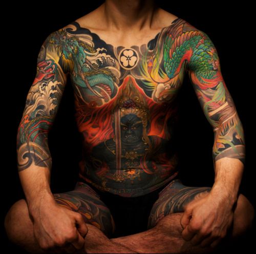 Japanese Gang Yakuza Full Body Tattoo Meanings (7)