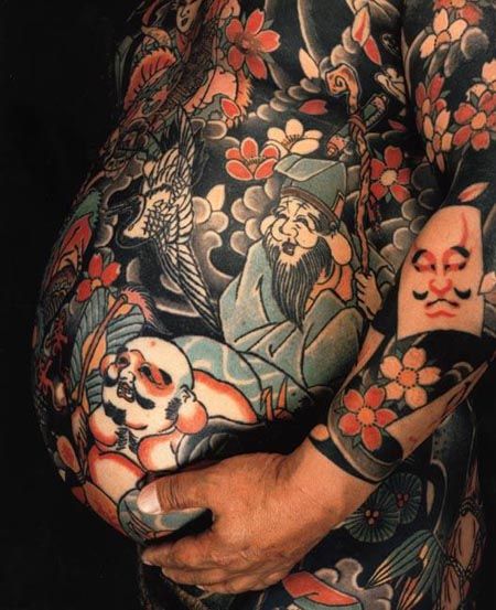 Japanese Gang Yakuza Full Body Tattoo Meanings (83)