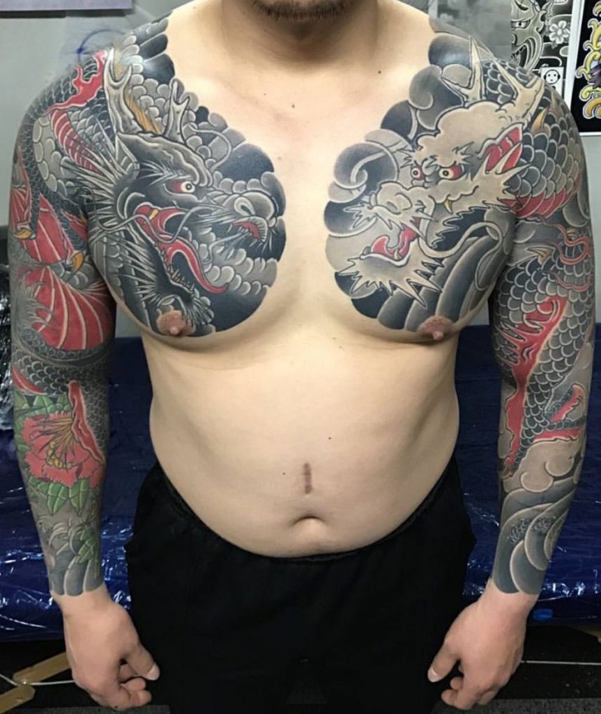 japanese gang yakuza full body tattoo meanings