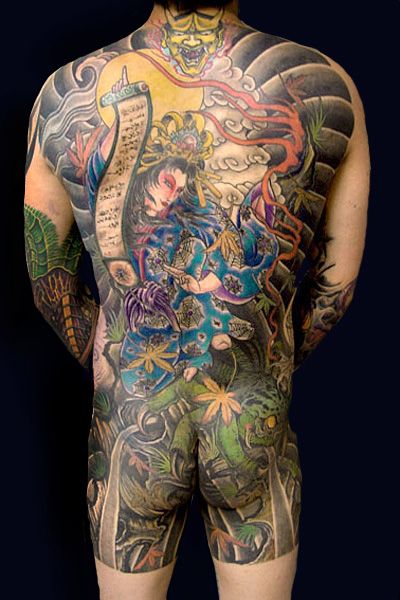 Japanese Gang Yakuza Full Body Tattoo Meanings (98)