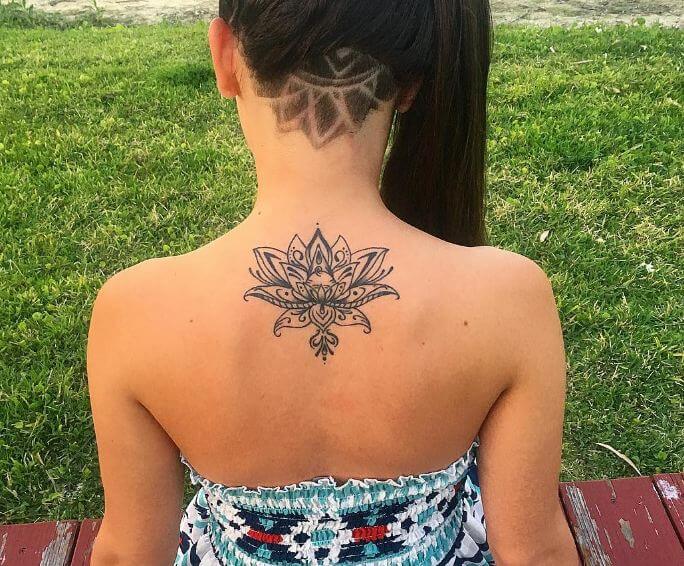 Lotus Tattoos For Girls