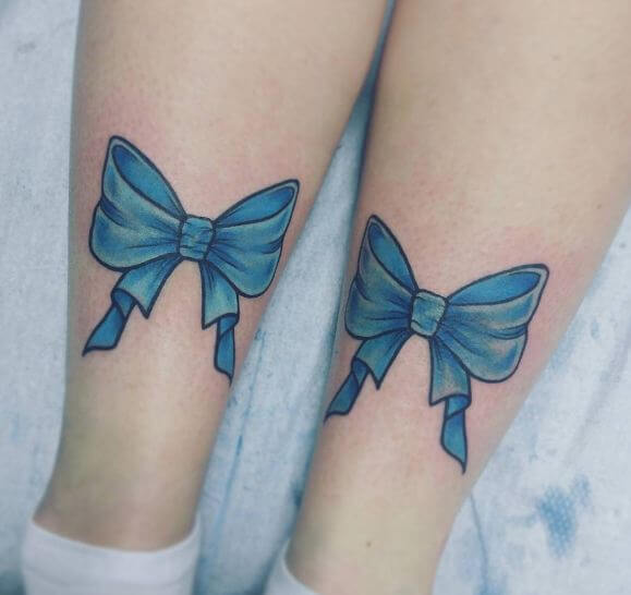 Matching Bow Girly Tattoos