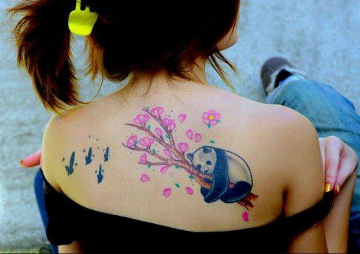 Panda Girly Tattoos