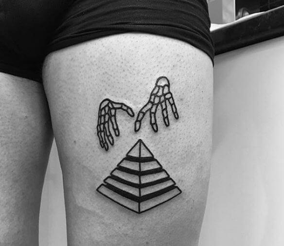Pyramid Tattoos For Girls