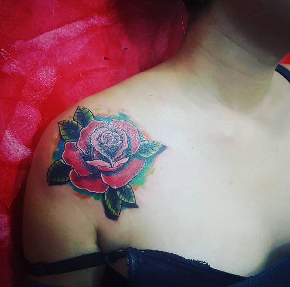 Rose Cover Up Girly Tattoos