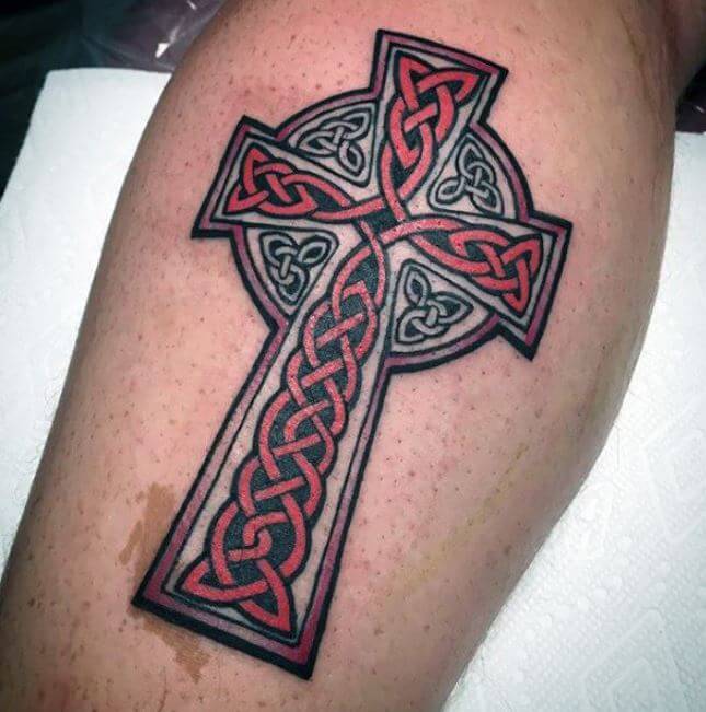 Scottish Celtic Cross Tattoos