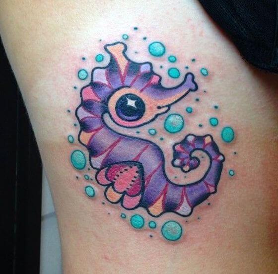 Seahorse Girly Tattoos