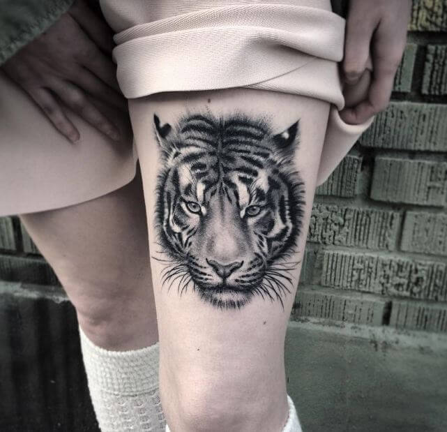 Tiger Tattoos Ideas For Girls