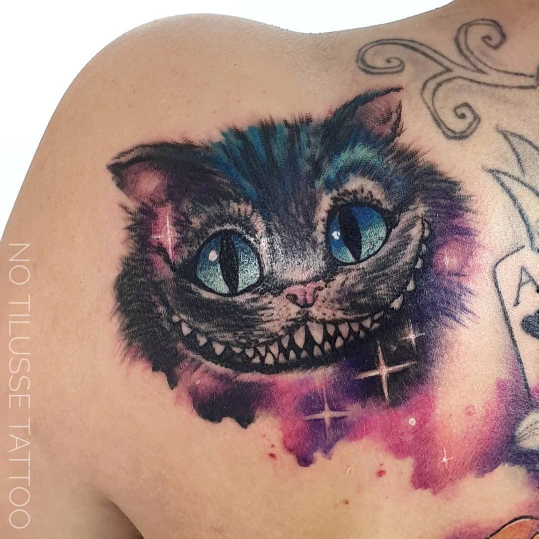 Cheshire Cat Tattoo Ideas Pictures (1)