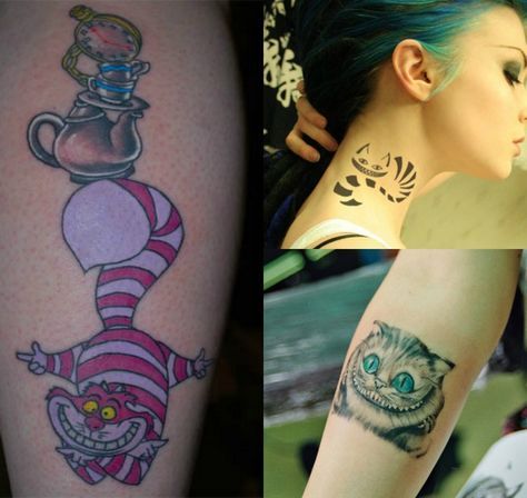 Cheshire Cat Tattoo Ideas Pictures (105)