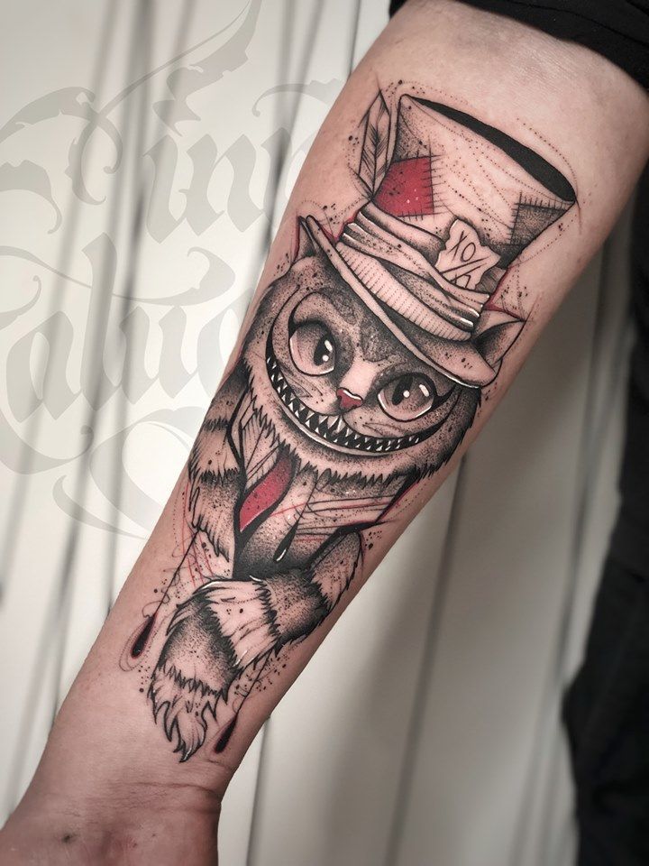 Cheshire Cat Tattoo Ideas Pictures (111)