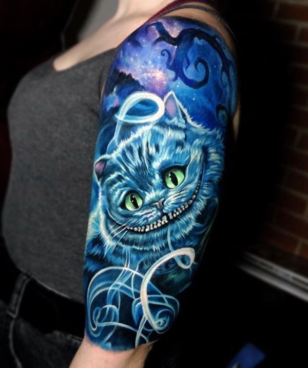 Cheshire Cat Tattoo Ideas Pictures (119)
