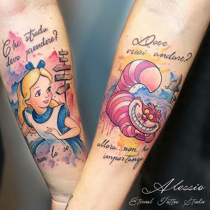 Cheshire Cat Tattoo Ideas Pictures (126)