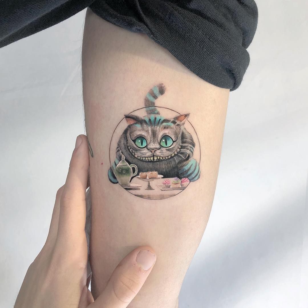 Cheshire Cat Tattoo Ideas Pictures (127)