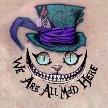 Cheshire Cat Tattoo Ideas Pictures (138)