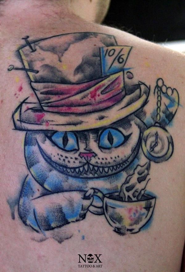 Cheshire Cat Tattoo Ideas Pictures (139)