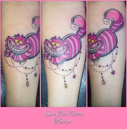 Cheshire Cat Tattoo Ideas Pictures (150)