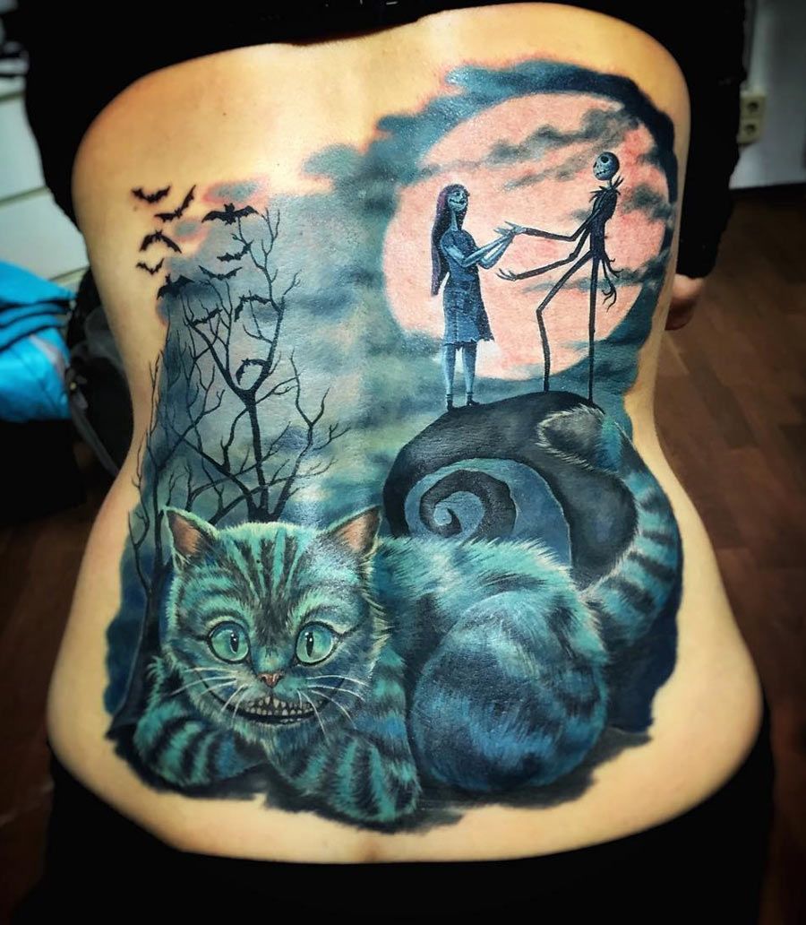 Cheshire Cat Tattoo Ideas Pictures (165)