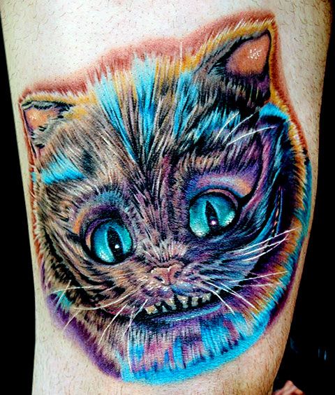 Cheshire Cat Tattoo Ideas Pictures (176)