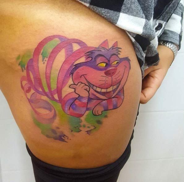 Cheshire Cat Tattoo Ideas Pictures (177)