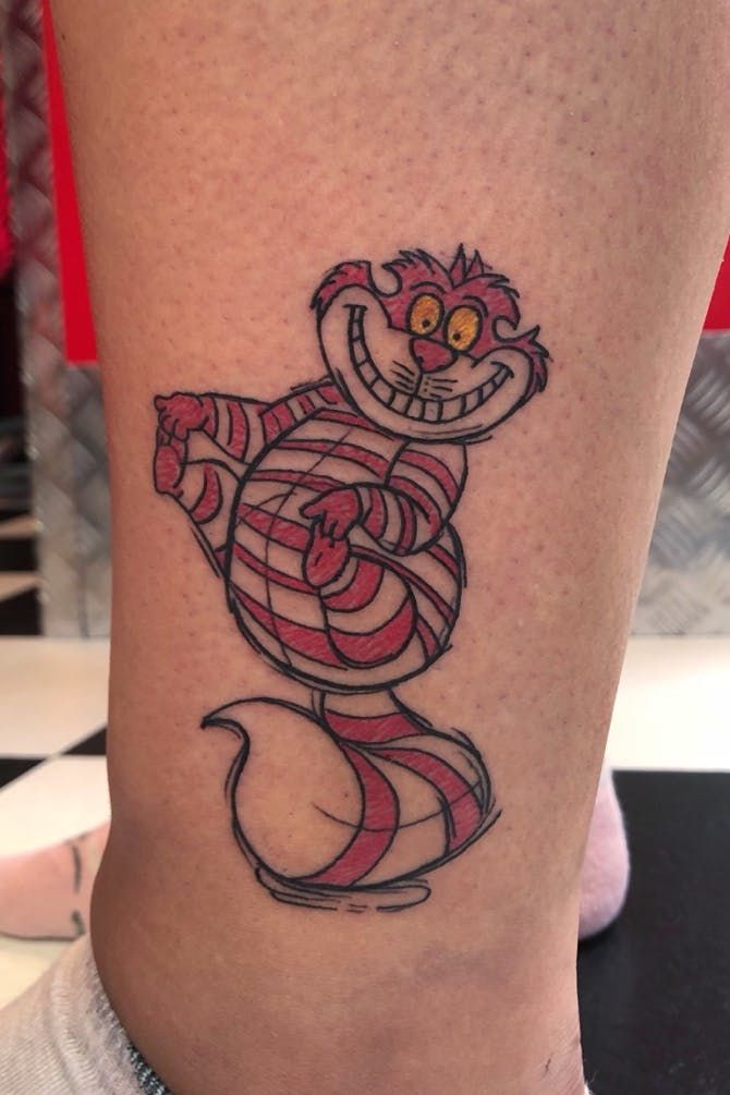 Cheshire Cat Tattoo Ideas Pictures (182)