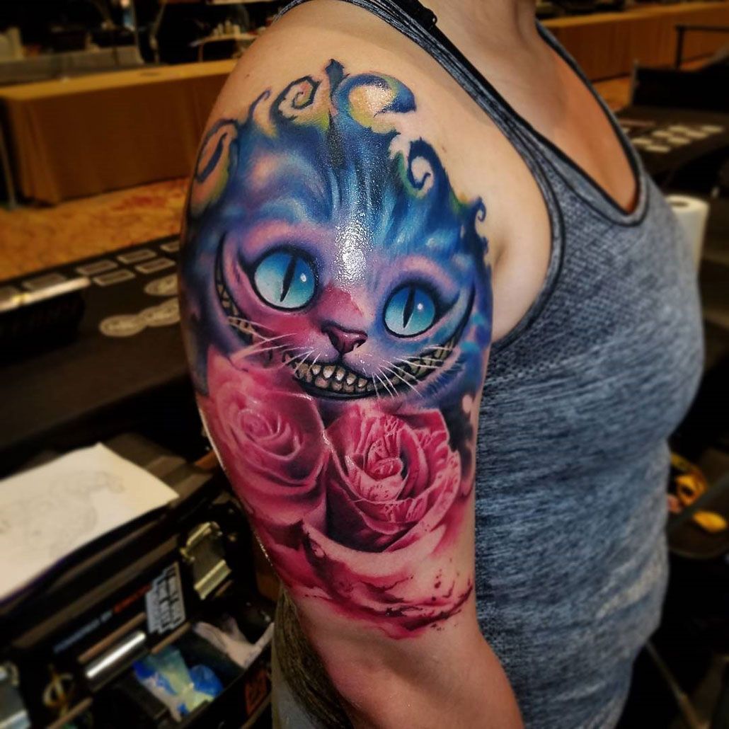 Cheshire Cat Tattoo Ideas Pictures (188)