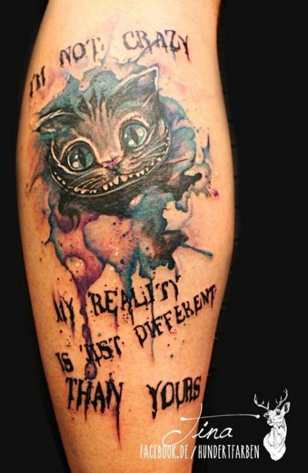 Cheshire Cat Tattoo Ideas Pictures (190)
