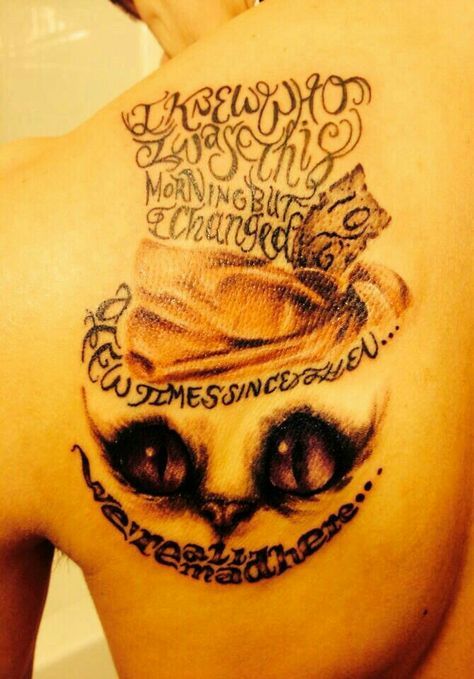 Cheshire Cat Tattoo Ideas Pictures (194)