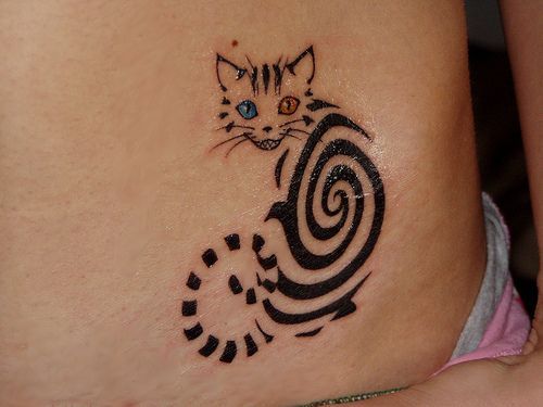 Cheshire Cat Tattoo Ideas Pictures (208)