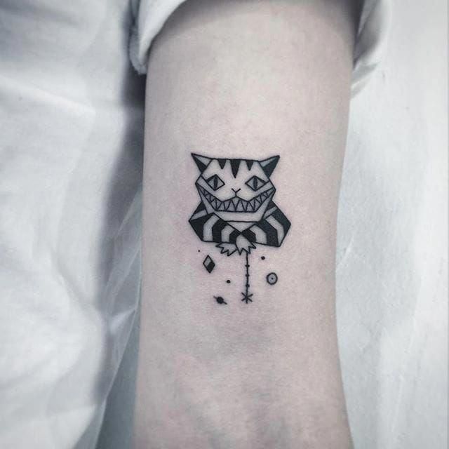 Cheshire Cat Tattoo Ideas Pictures (217)