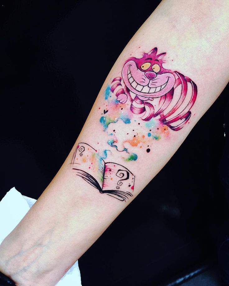 Cheshire Cat Tattoo Ideas Pictures (219)