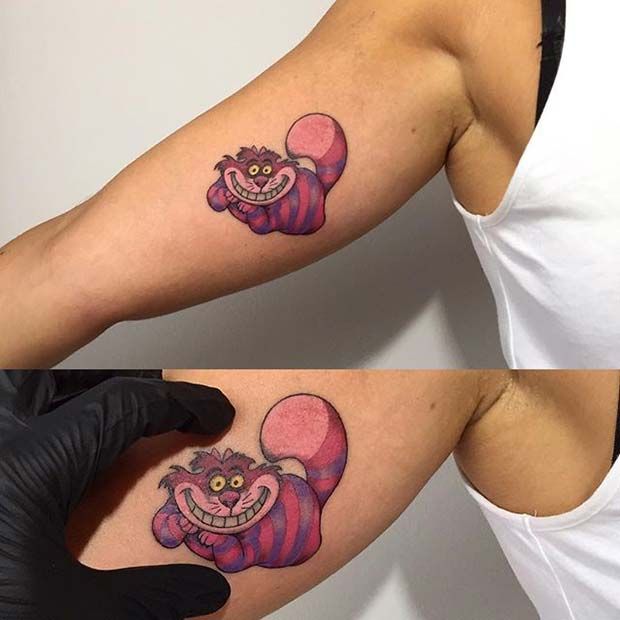 Cheshire Cat Tattoo Ideas Pictures (31)