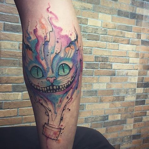 Cheshire Cat Tattoo Ideas Pictures (36)