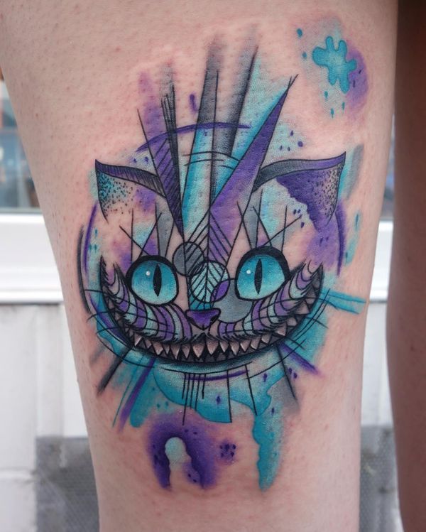 Cheshire Cat Tattoo Ideas Pictures (42)
