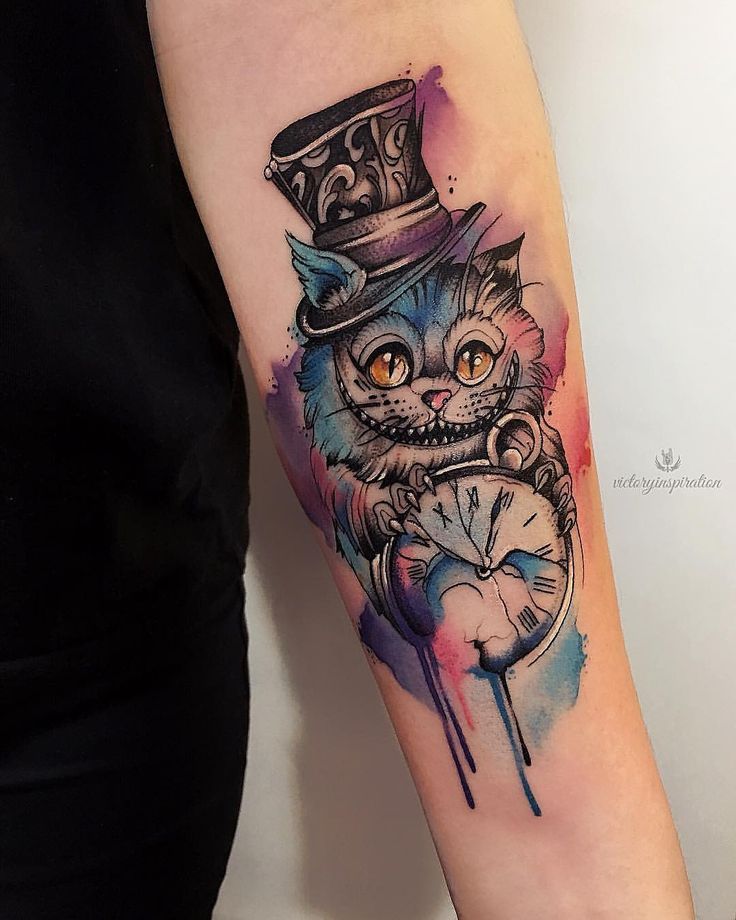 Cheshire Cat Tattoo Ideas Pictures (6)