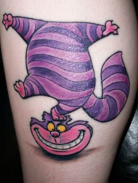 Cheshire Cat Tattoo Ideas Pictures (64)