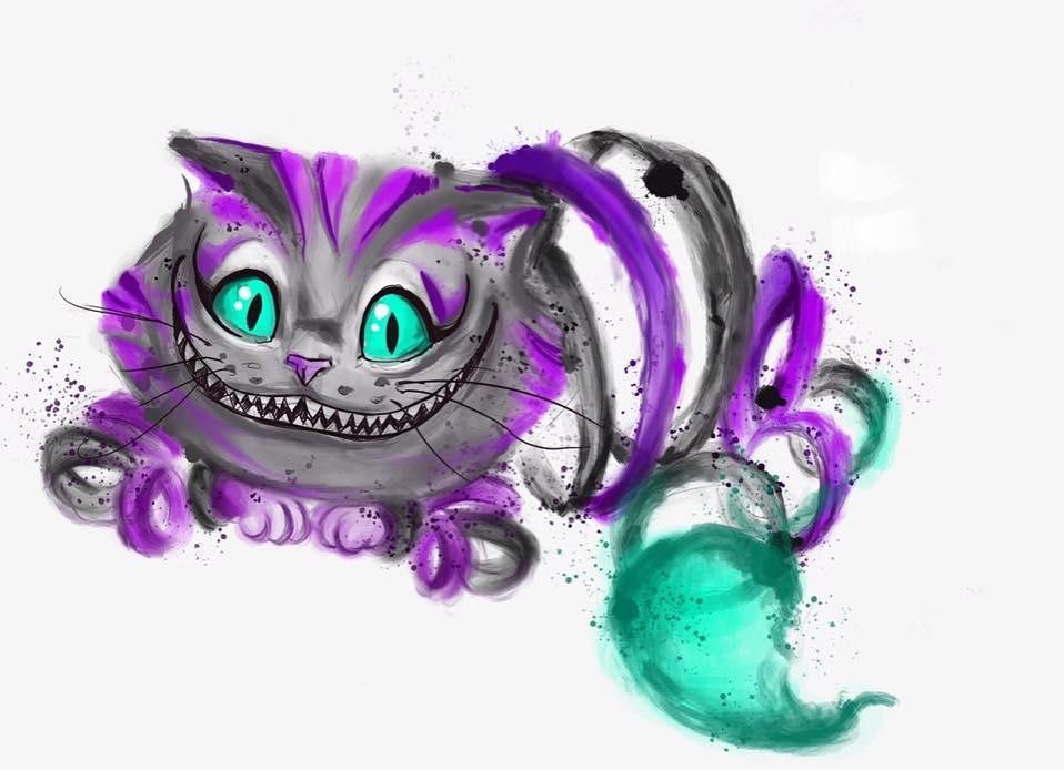 Cheshire Cat Tattoo Ideas Pictures (68)