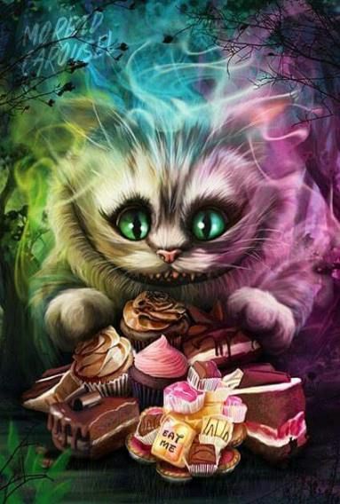 Cheshire Cat Tattoo Ideas Pictures (76)