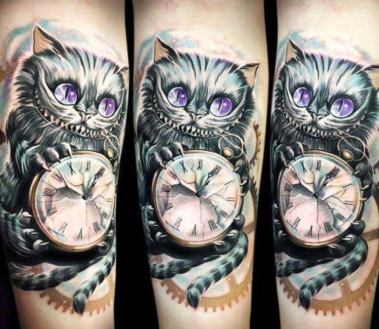 Cheshire Cat Tattoo Ideas Pictures (77)