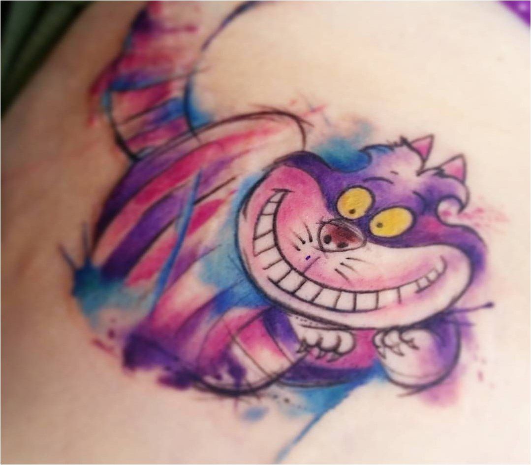 Cheshire Cat Tattoo Ideas Pictures (80)