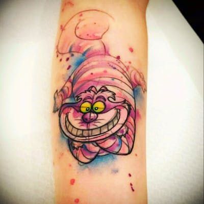 Cheshire Cat Tattoo Ideas Pictures (81)