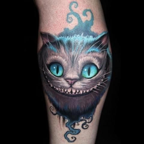 Cheshire Cat Tattoo Ideas Pictures (83)