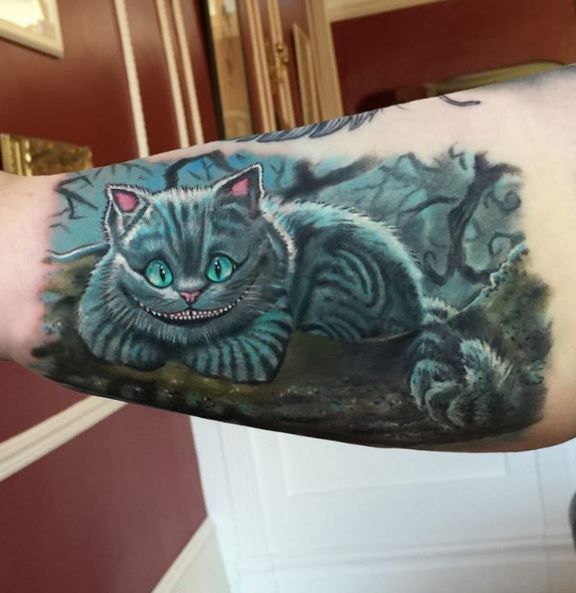 Cheshire Cat Tattoo Ideas Pictures (95)