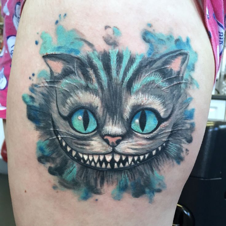 Cheshire Cat Tattoo Ideas Pictures (99)